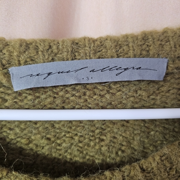 Raquel Allegra Diana Pullover In Leaf Size 3 (XL) - Picture 7 of 12
